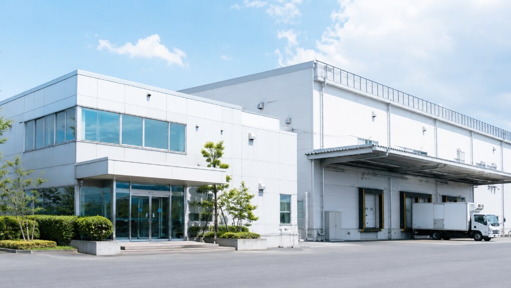 食品工場の外観
